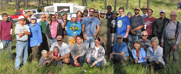 Valles Calderas volunteer crew, 7-2014