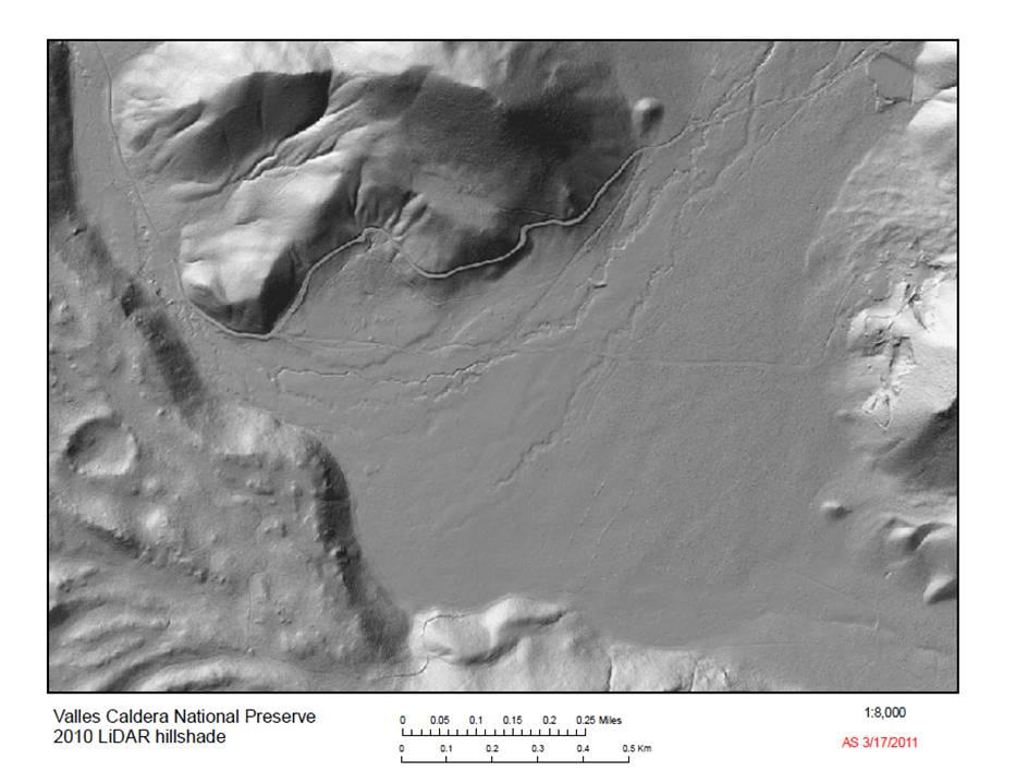 Valles Caldera LIDAR