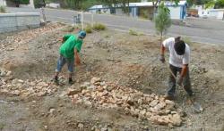 Water catchment basin construction