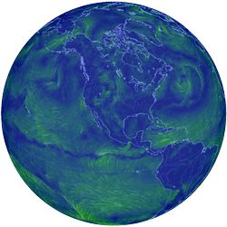 World wind map